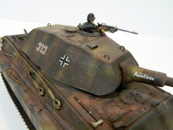 1/35スケールのタイガー1戦車 - 注文に応じて専門的に製作された