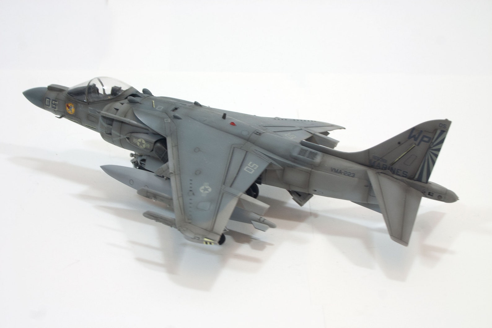 large scale harrier model