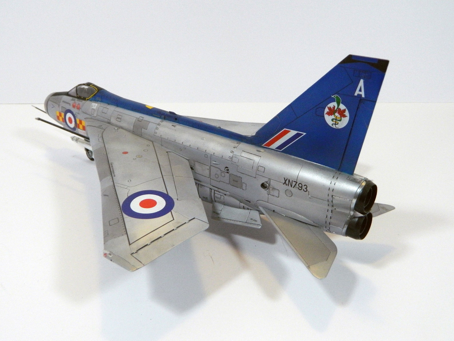 1/48 Scale English Electric Lightning Scale Model Professionally Built