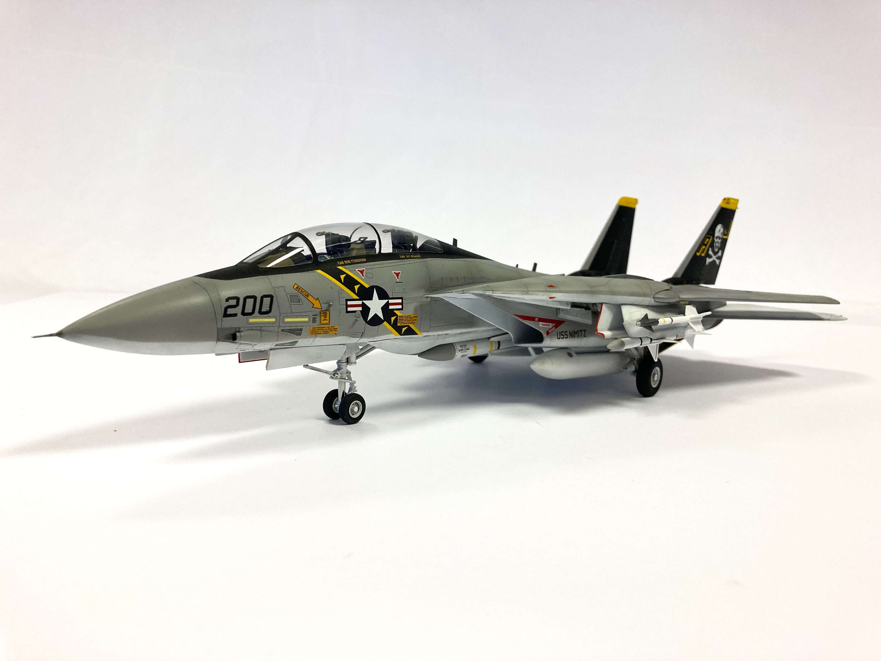 1/48 Scale Grumman F-14A Tomcat Professionally Built Scale Model ...