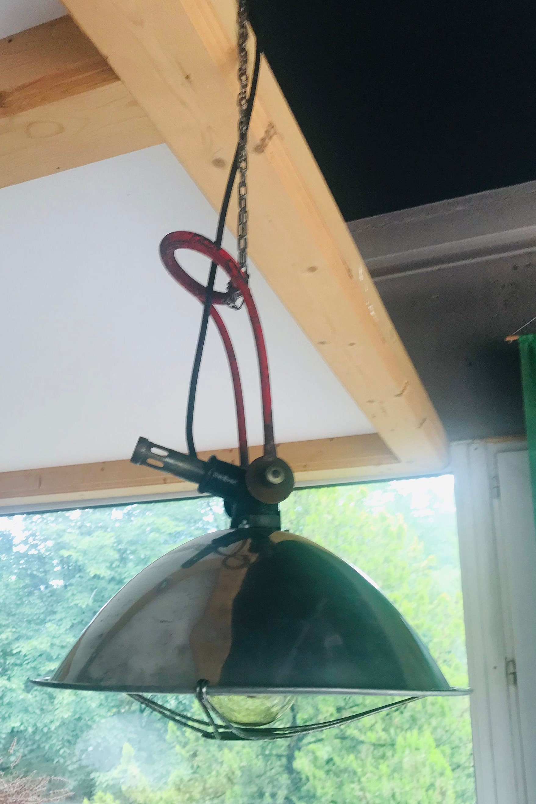 Kronleuchter im Industriestil Vintage Aluminium Lampadario | Etsy