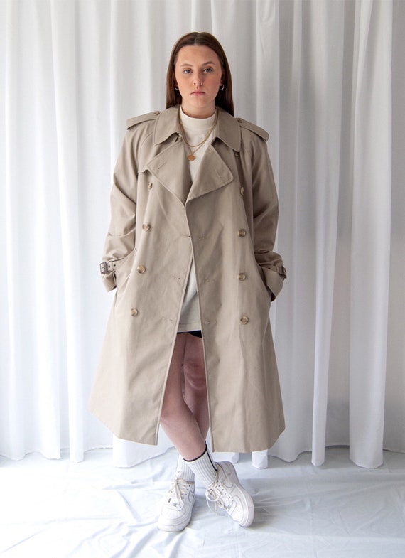 Vintage Trench Coat, Classic Trench Coat, Unisex T