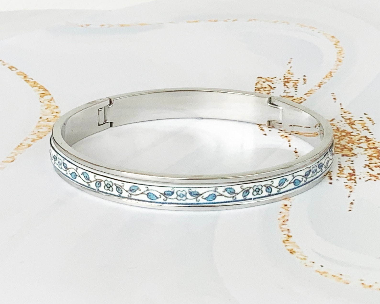 Portugal Bracelet Bangle Bracelet Ceramic Portuguese Tile Etsy