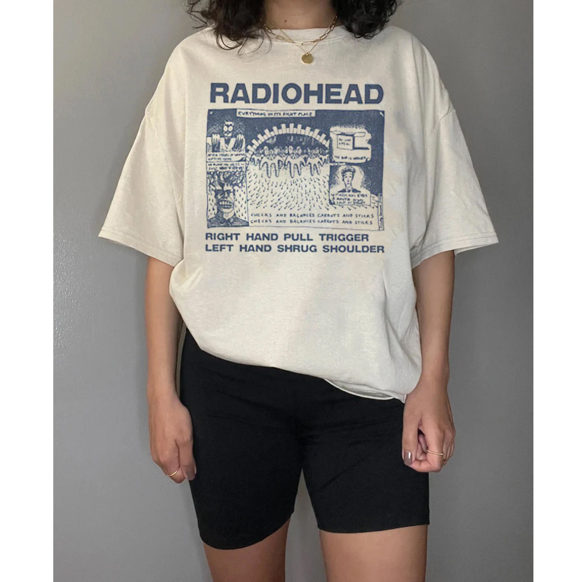 Vtg radiohead unisex shirt,Radiohead Band T-Shirt, Radiohead Shirt