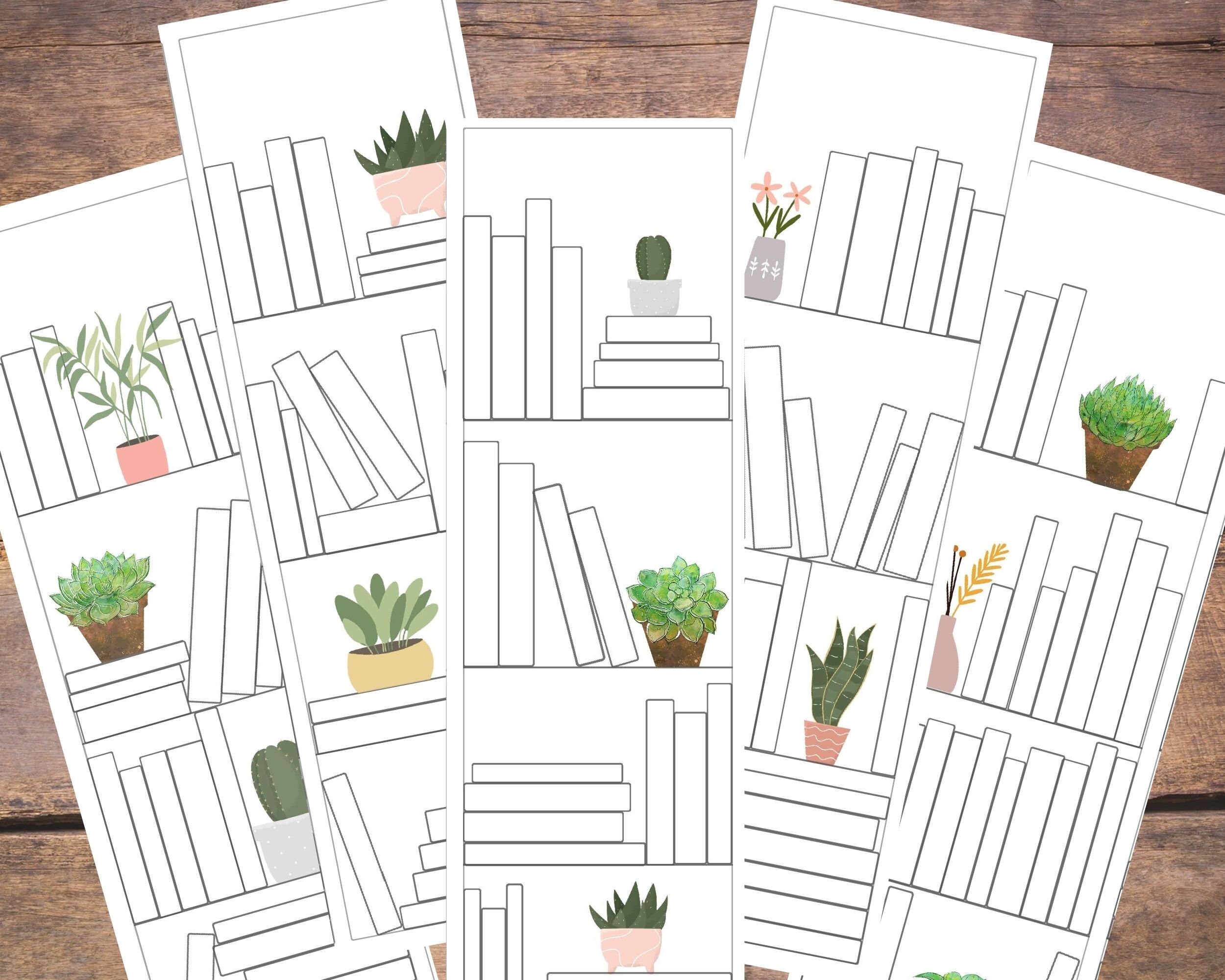 Book Tracker Bookmark Printable | Reading Tracker Digital Download ...