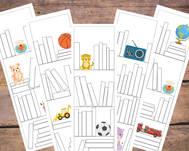Book Tracker Bookmark Printable Reading Log Digital Download - Etsy
