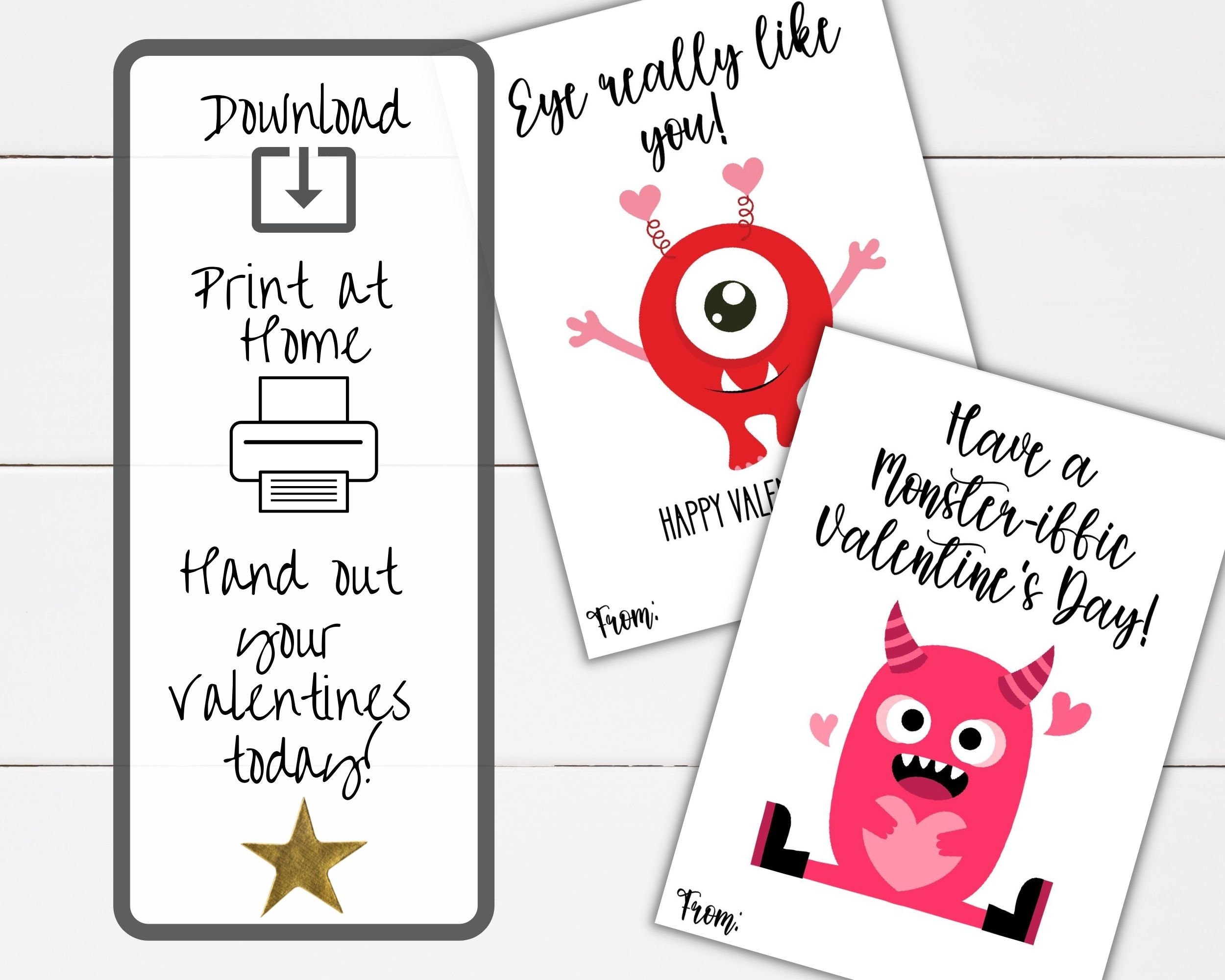 Valentine's Day Cards for Kids, Funny Valentines for Kid's Classroom ...