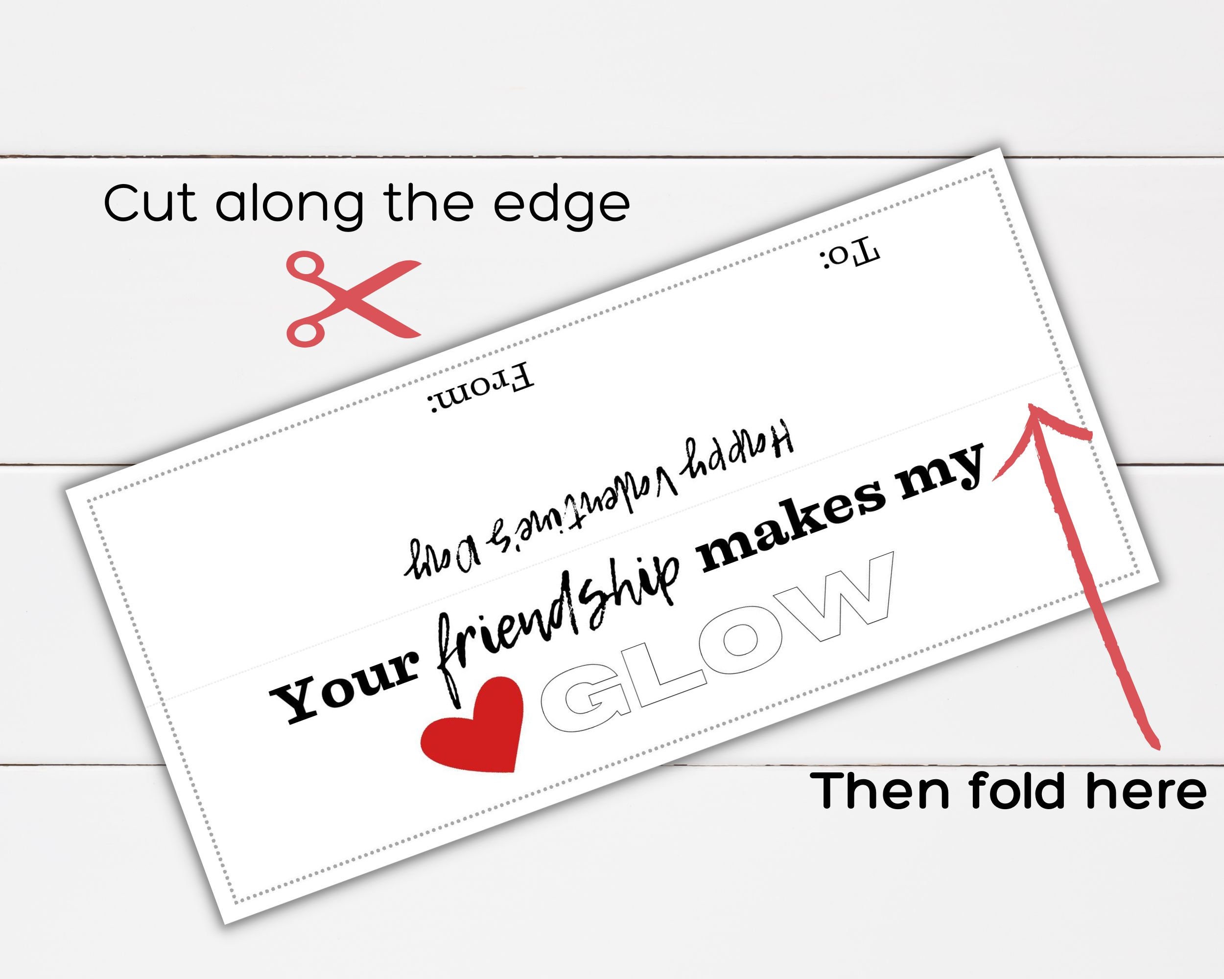 Glow Stick Valentine Card Classroom Valentine Valentine Printable School Valentines For Kids