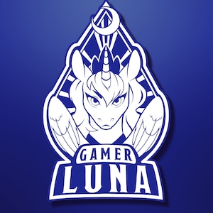 Gamer Luna Sticker