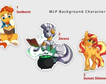 MLP Background Character Stickers