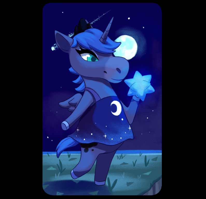 ACNH Princess Luna Print Etsy