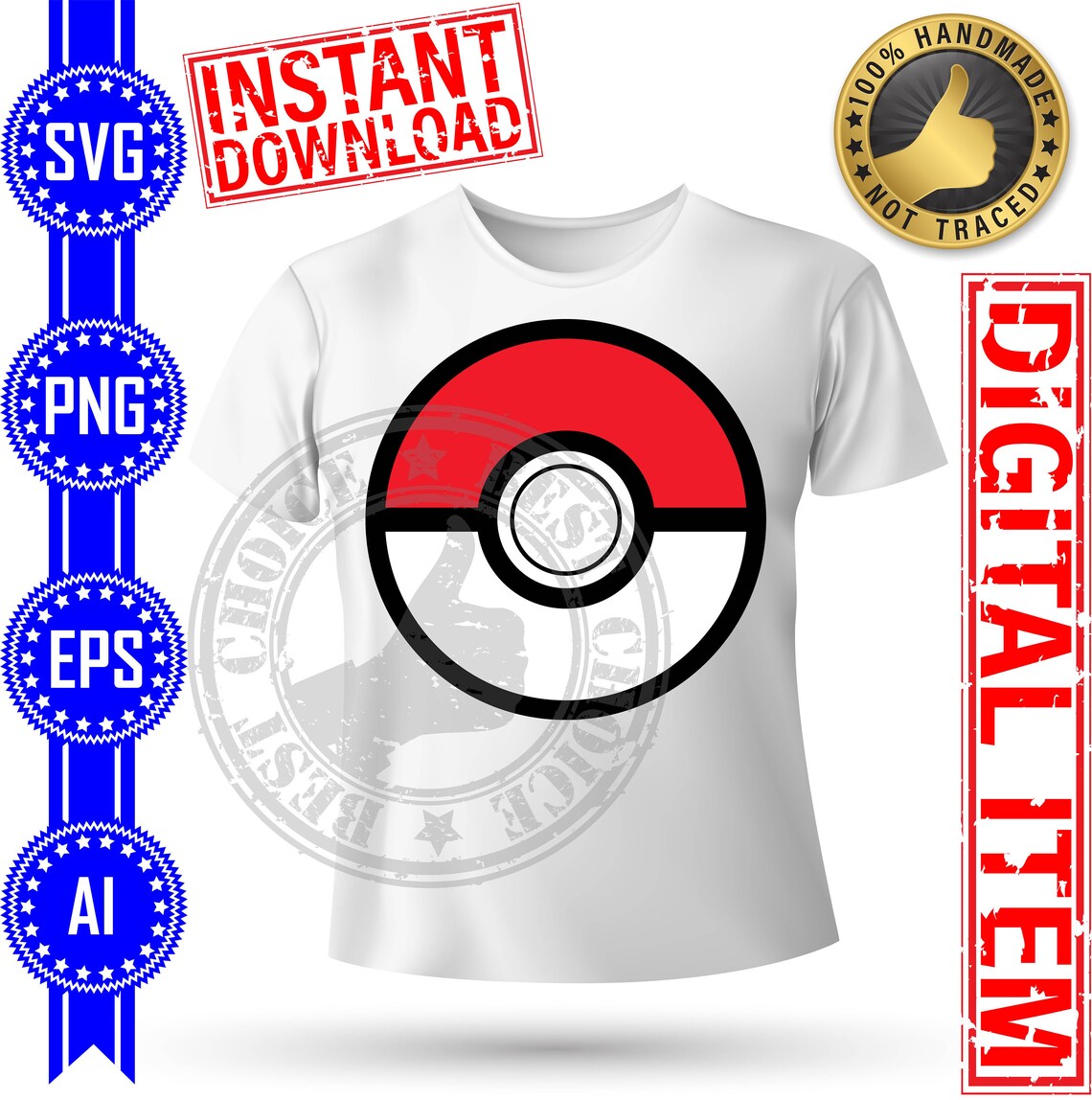 Pokemon Ball SVG For Cricut Free