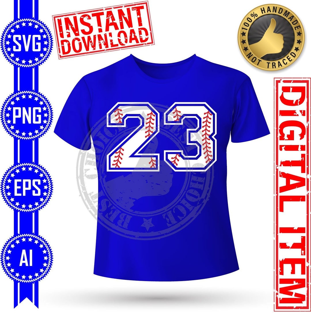 Baseball Numbers Svg Baseball Numbers Cut File Baseball Etsy