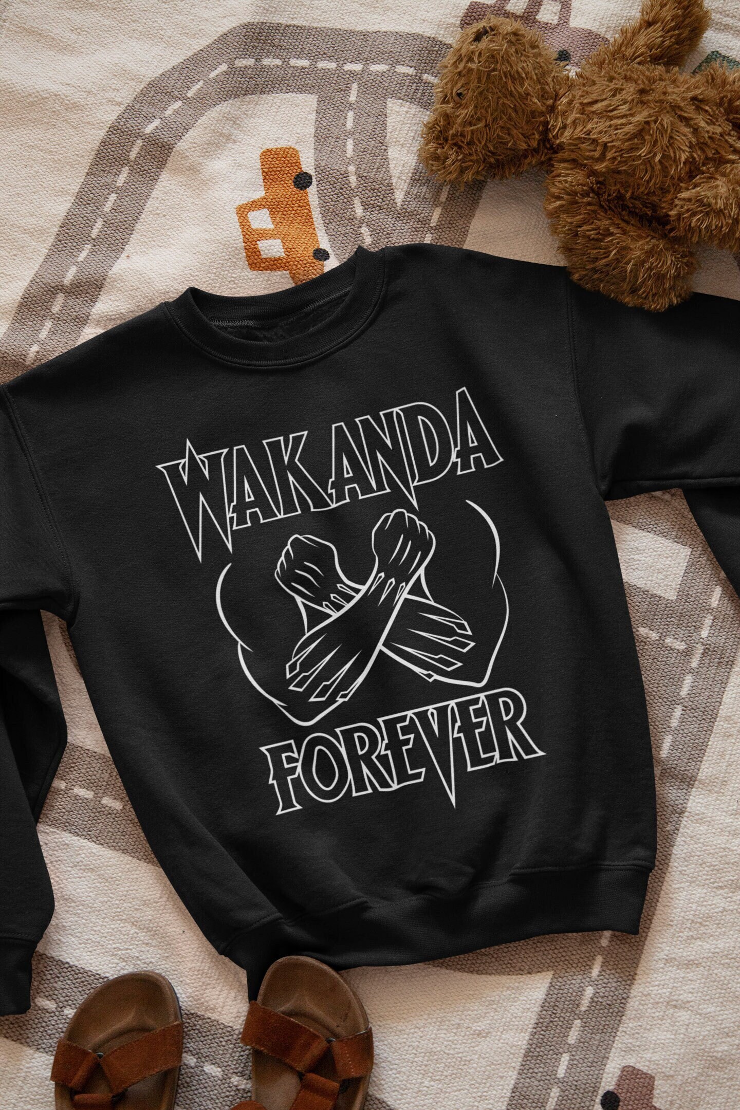 Discover Sudadera Wakanda Para Siempre Wakanda Forever Vintage Unisex