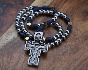 Deluxe Stainless Steel Saint Michael Pocket Rosary