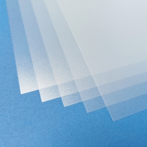 A4 Flexible PVC Plastic Sheet Thin 0.3mm with Film 10 Color Transparent  Building Model DIY Handmade Matte Material