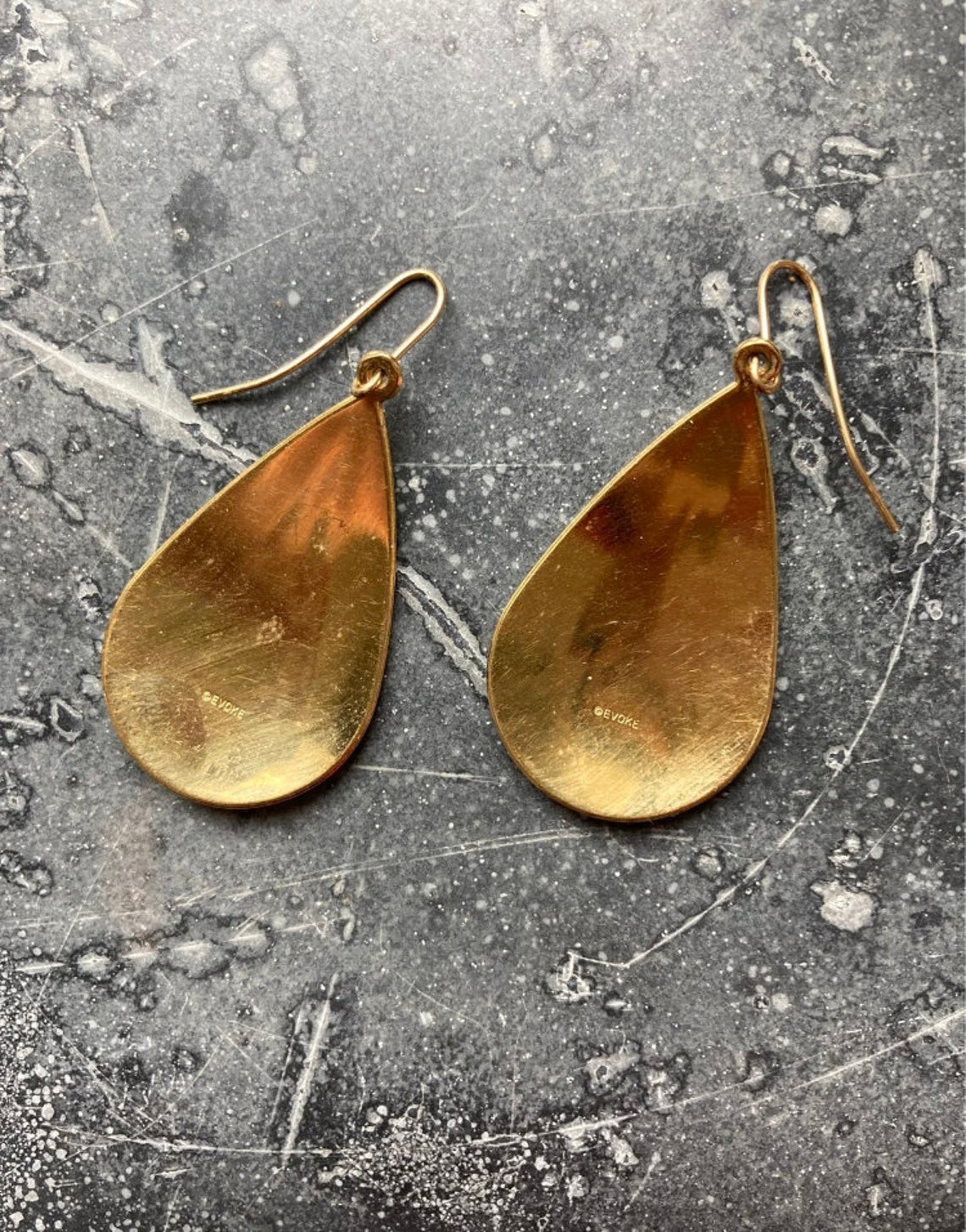 Vintage Teardrop Earrings Etsy