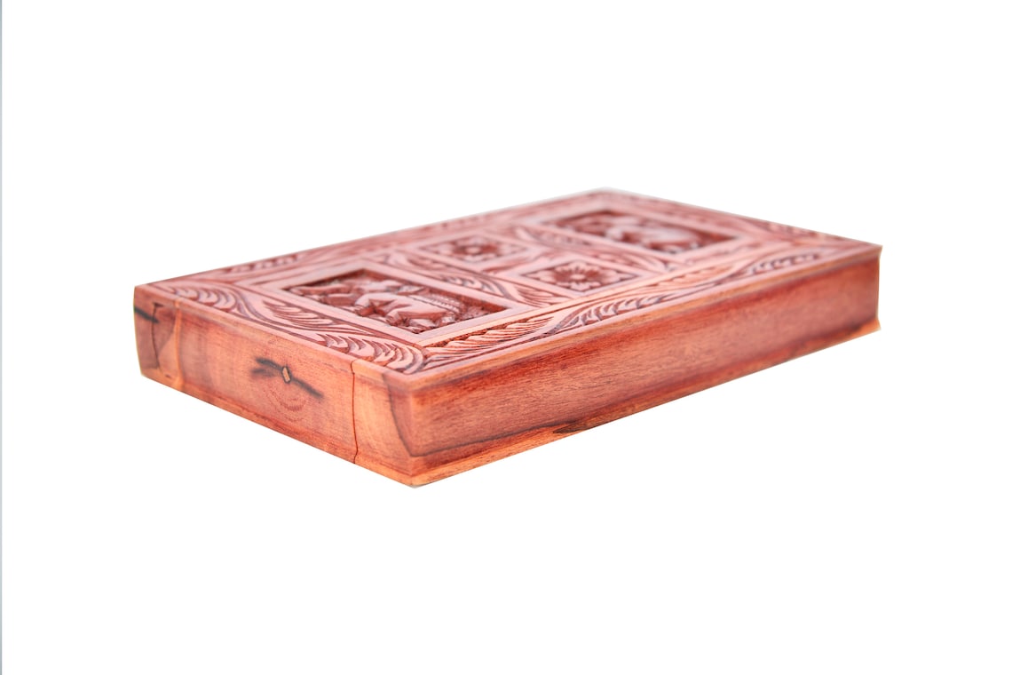 Secret Wooden Puzzle Jewelry Box Etsy