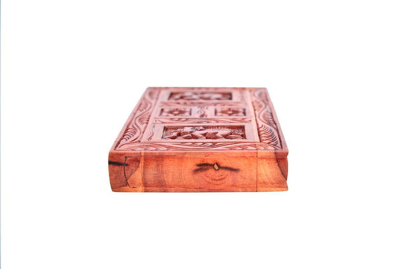 Secret Wooden Puzzle Jewelry Box Etsy