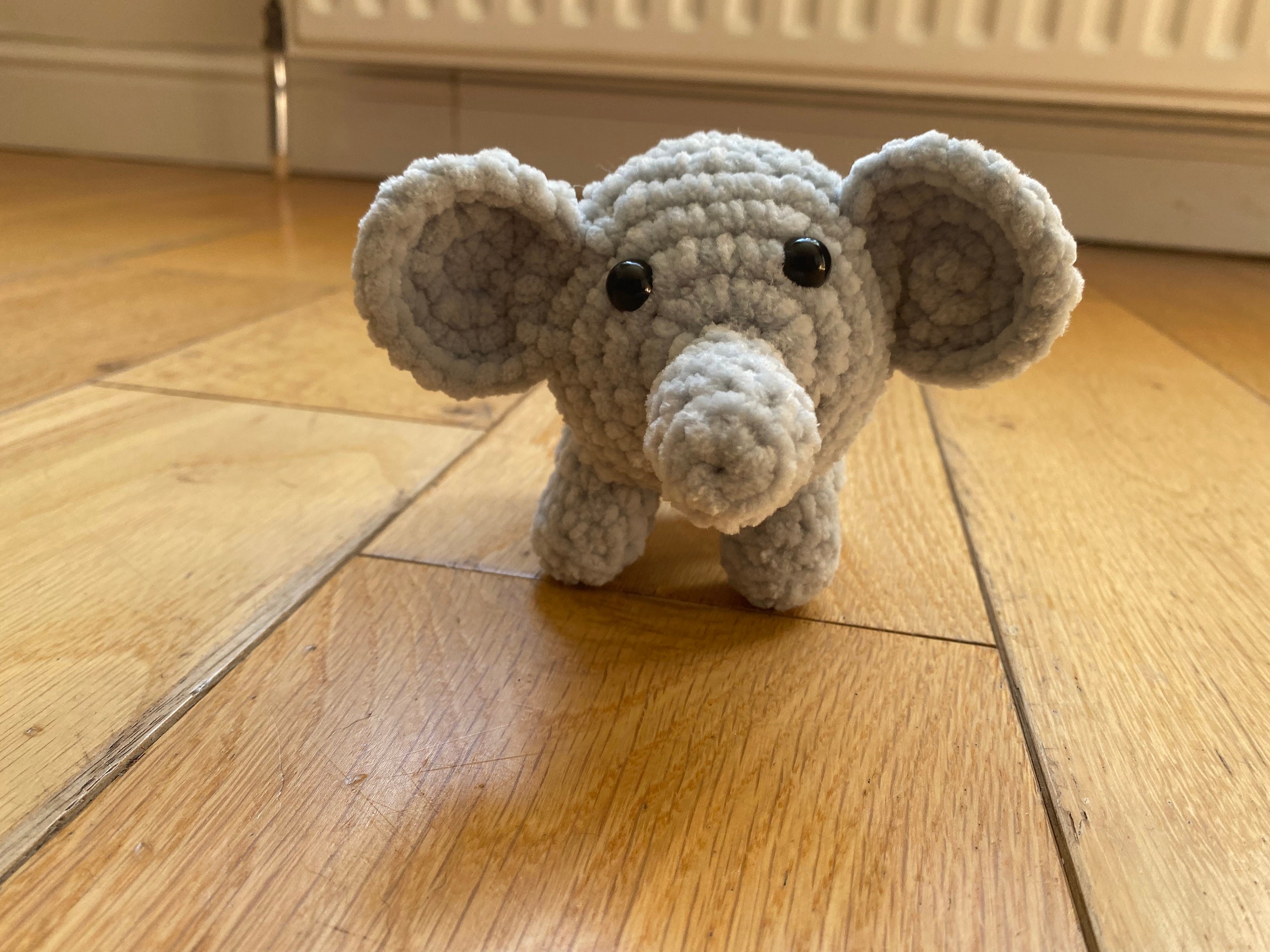 Crochet Elephant Cute Crochet Elephant Crochet Animals Etsy UK