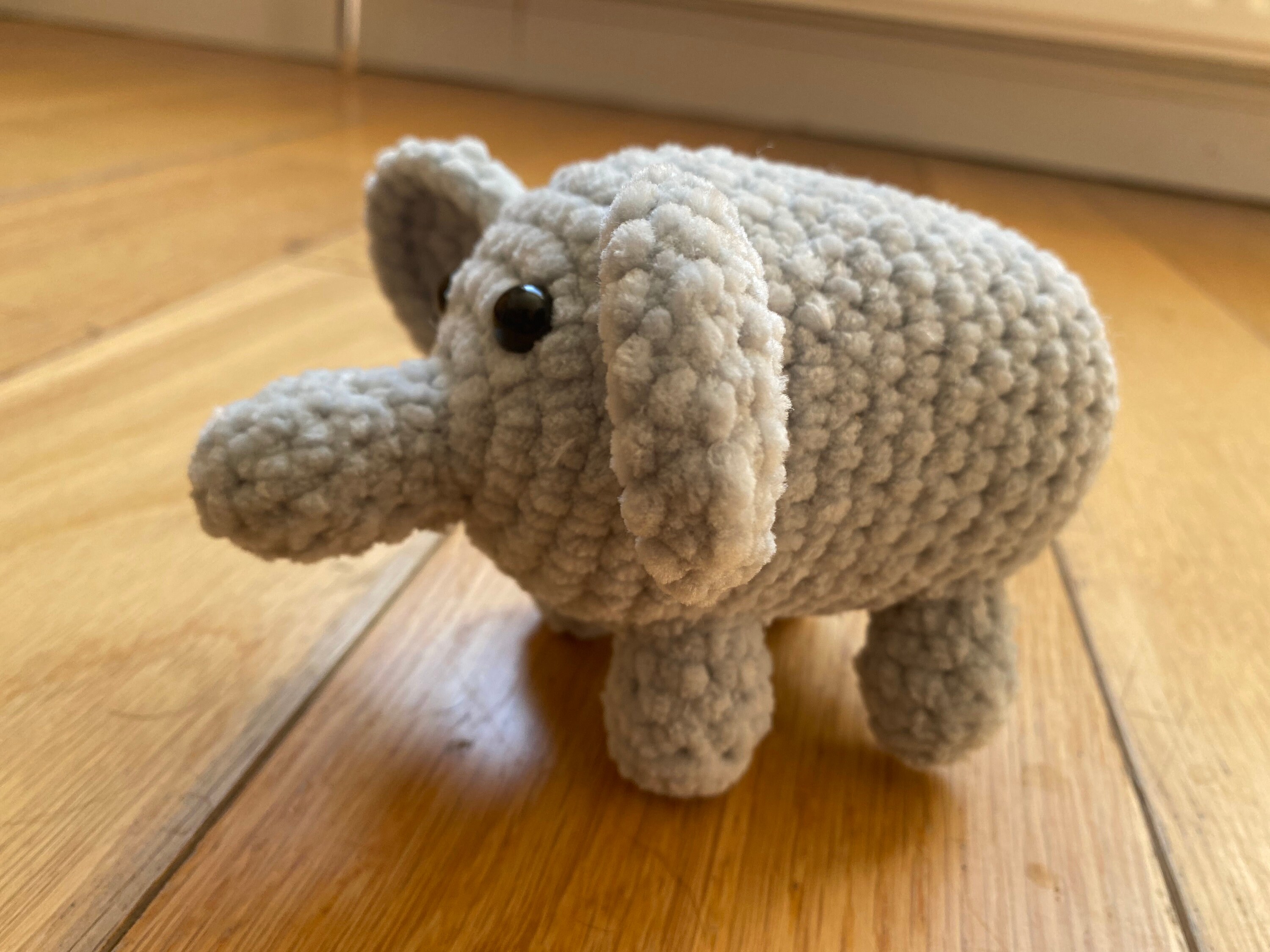 Crochet Elephant Cute Crochet Elephant Crochet Animals Etsy UK