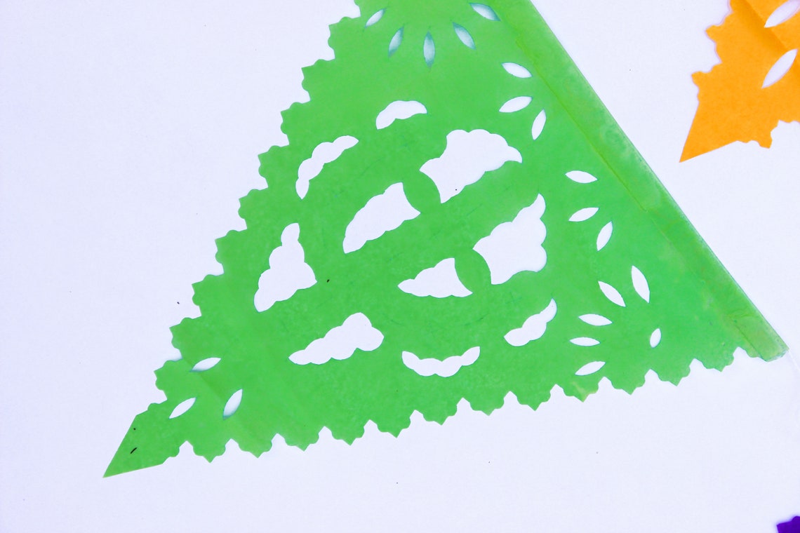 Mexican Papel Picado Cut Tissue Paper Fiesta Party Etsy