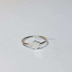925 Sterling Silver Star Ring - Filled Ring - Stacking Ring - Trendy Star Ring Jewelry - Promise Ring - Wedding Gifts Ring Jewelry - Gifts
