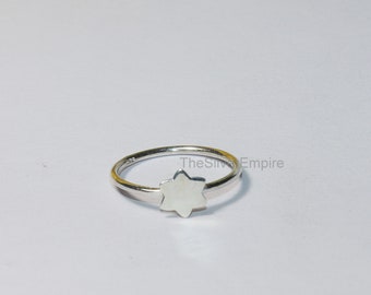 925 Sterling Silver Star Ring - Filled Ring - Stacking Ring - Trendy Star Ring Jewelry - Promise Ring - Wedding Gifts Ring Jewelry - Gifts