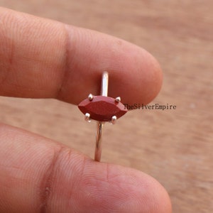 Natural Red Jasper Ring - 925 Sterling Silver Ring - October Birthstone Ring - Handmade Ring - Marquise Ring - Ring For Women - Gift For Her