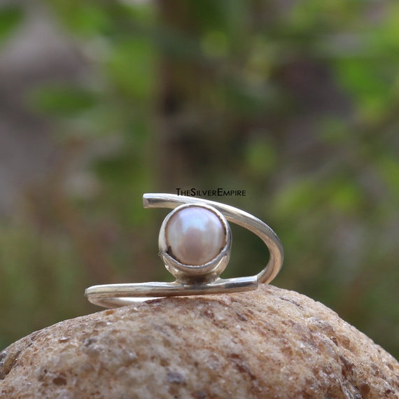 Georgian Natural Pearl Line Ring - Charlotte Sayers Antique Jewellery