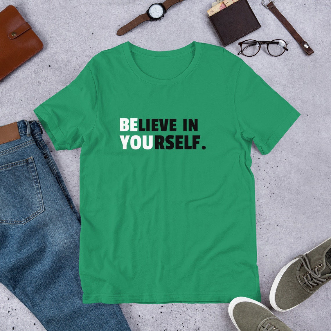 Believe in yourself Unisex Tee Inspirational tshirt | Etsy