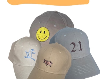 Personalized embroidered cap