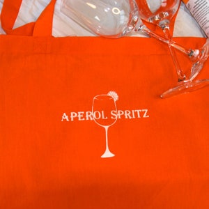 Aperol Spritz jute bag/ Aperol bag/ gift/ Aperol Spritz/ bachelor party/ Aperol gift