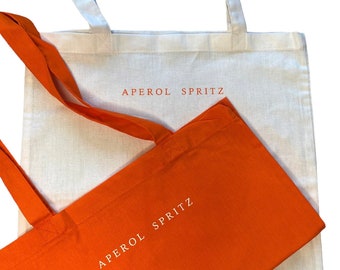 Aperol Spritz Jutebeutel/ Aperol Beutel/ Geschenk/ Aperol Spritz/ Junggesellenabschied/ Aperol Geschenk