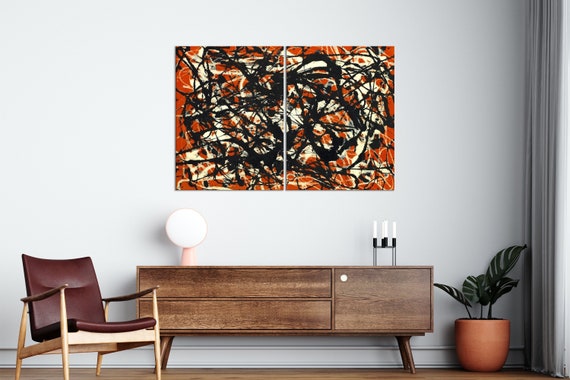 Free Form by Jackson Pollock Abstract Art Reproduction Pollock - Etsy