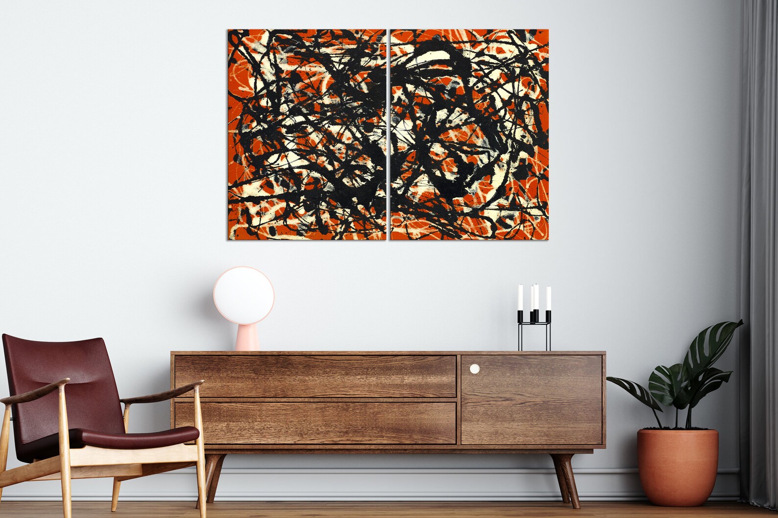 Free Form by Jackson Pollock Abstract Art Reproduction Pollock - Etsy