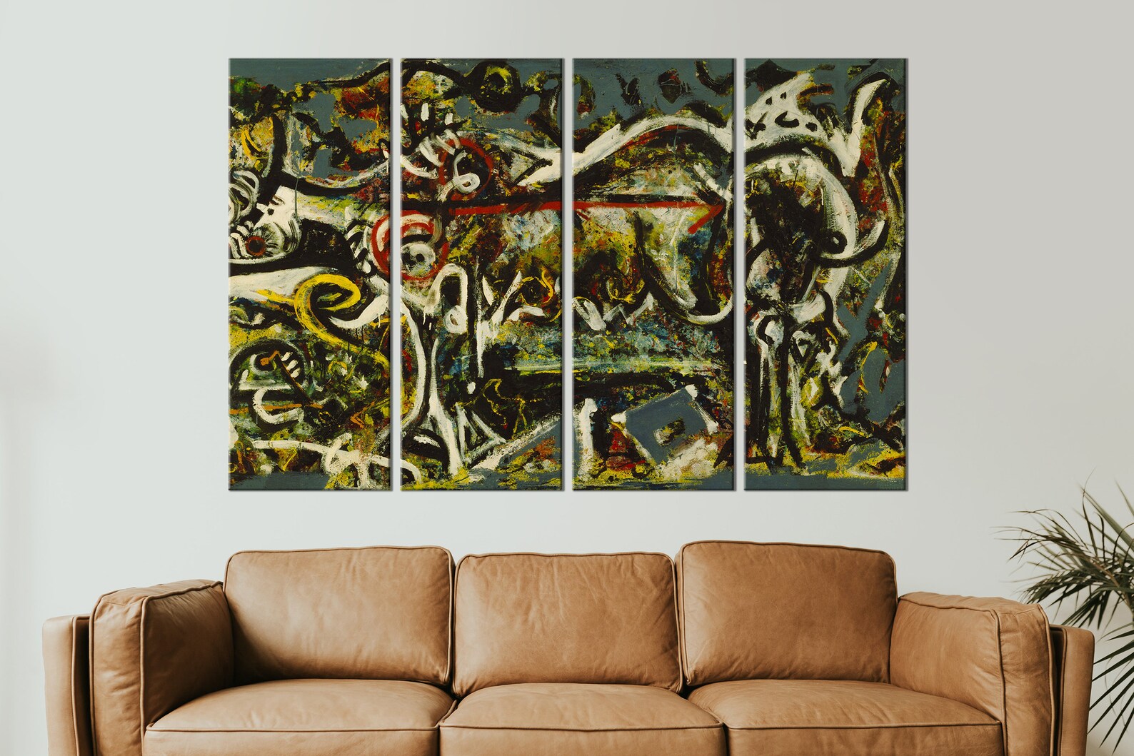 The Shewolf by Jackson Pollock Abstract Painting Print Etsy