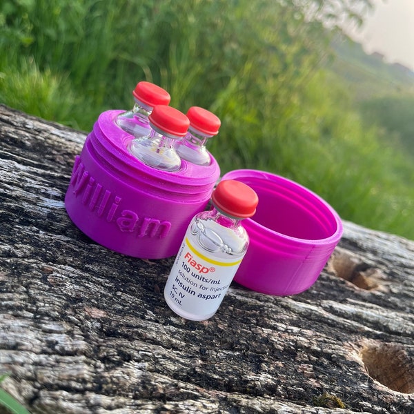 Keep Your Insulin Vials Safe with Our Personalized Vial Carry Case!