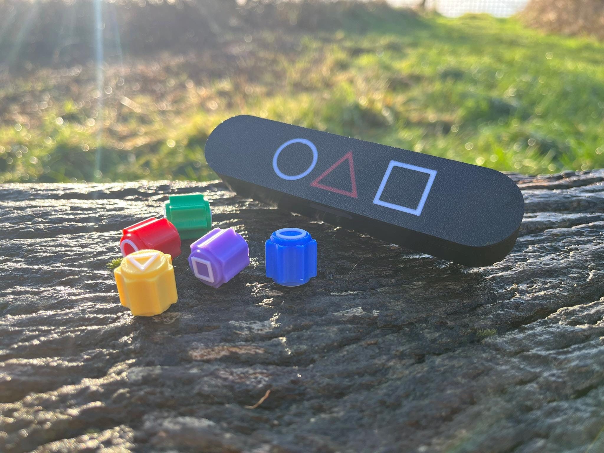 Weighted Gong-Gi Game with Colorful Customizable Case – Inspired by a Popular Korean TV Show! – Fun 3D-Printed Game for Fans and Gifts