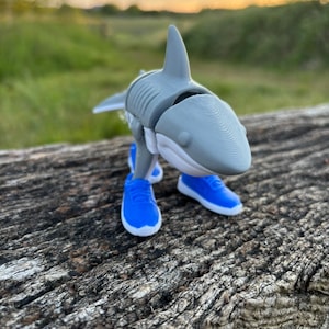 Tralalero Tralala – Italian Brain Rot Meme Figure | Articulated Toy | TikTok Inspired Collectible | 3D Printed Toy | Limited Edition Figure