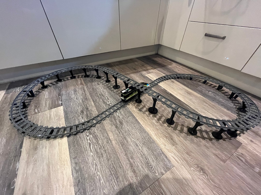 Train Station Lego Train Track Elevation Kit LEGO Compatable Train - Main Image