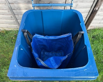 Recycling Blau Bag to Bin Clip - Paar