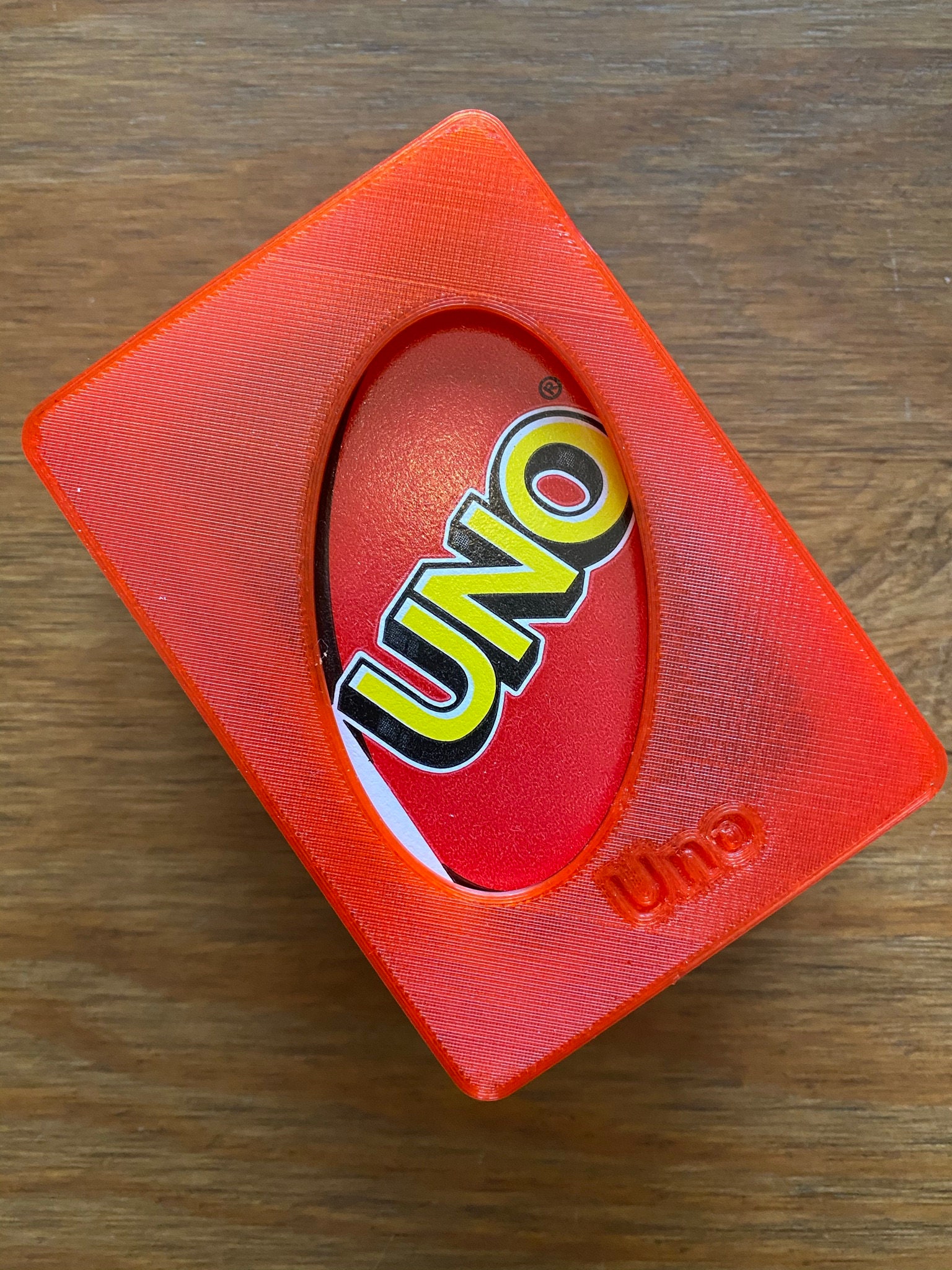 Personalised Named Uno Card Holder Box Storage and Travel Etsy