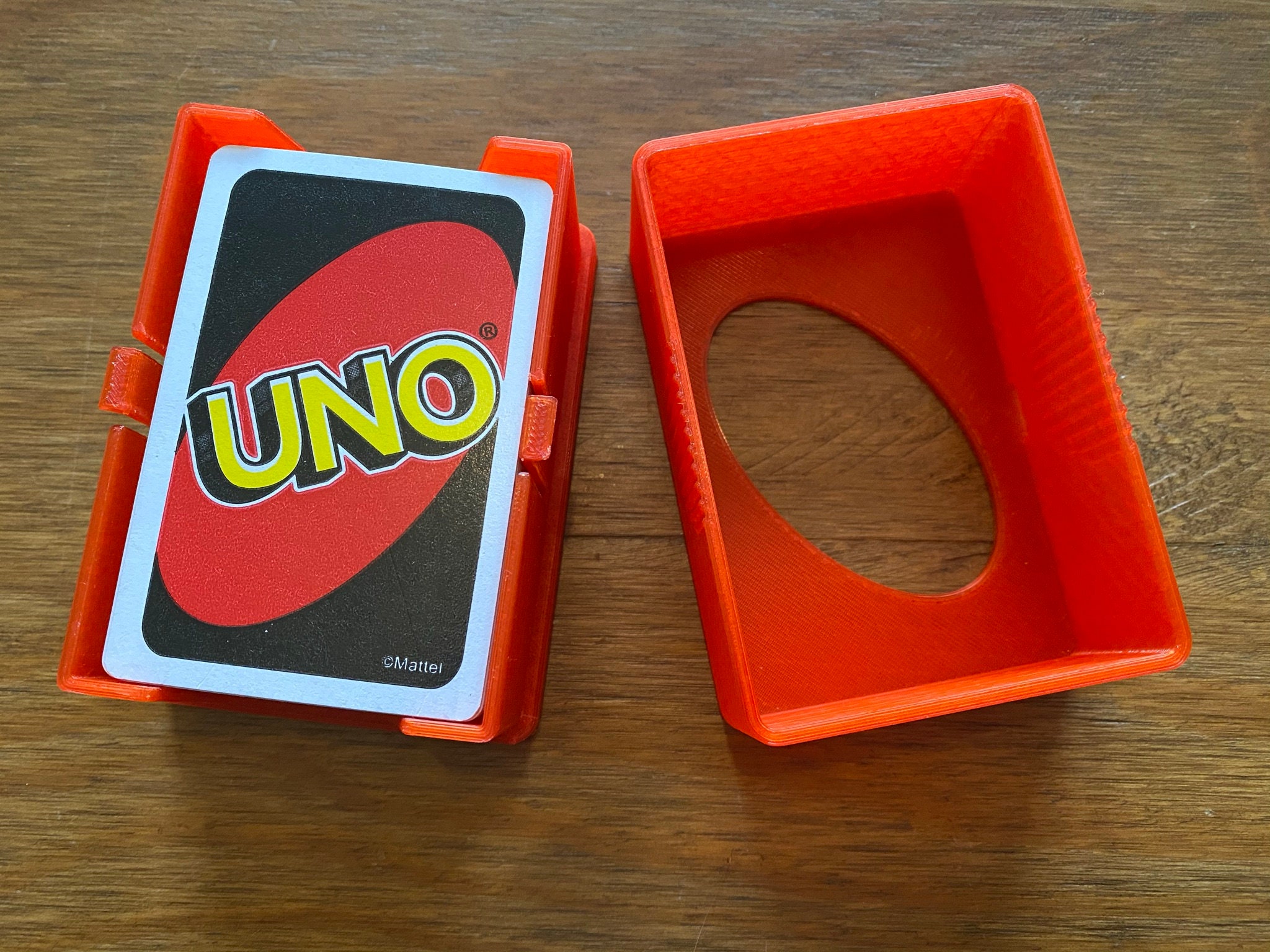 Personalised Named Uno Card Holder Box Storage and Travel Etsy