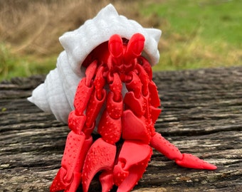 Articulated Hermit Crab Fidget Toy