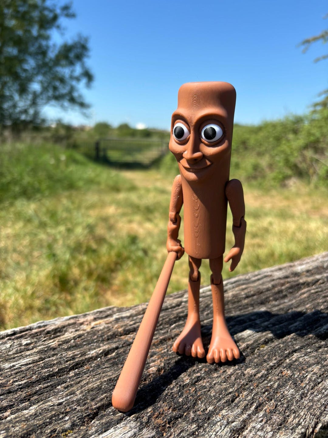 Buy Tung Tung Tung Sahur Figure Articulated Meme Toy Viral Internet  Character 3D Printed Collectible Funny Gift Online in India