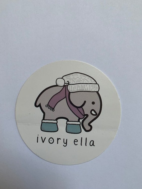 One Ivory Ella sticker Etsy