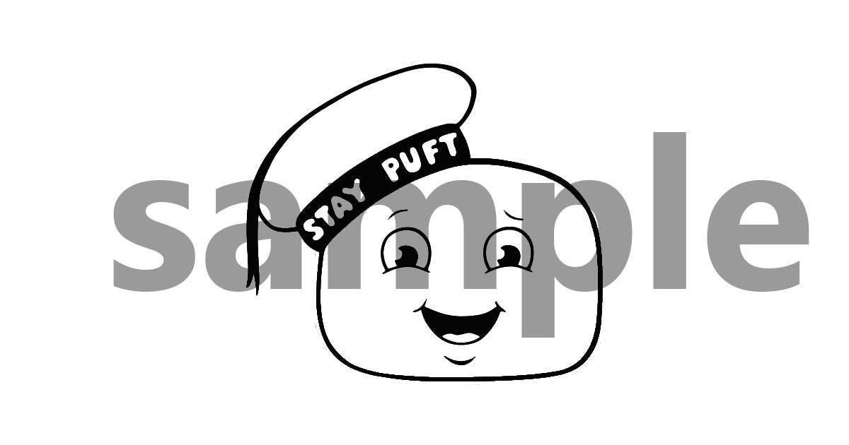 Stay Puft Marshmallow Man png, jpg, pdf, svg. Etsy.de