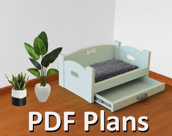 Dog Bed Medium | Woodworking Plans | PDF Plans | Interior Furniture