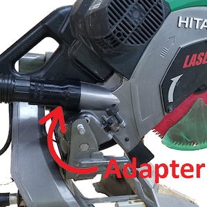Hitachi / Metabo Miter Saw to 1 7/8” Vacuum Hose Adapter